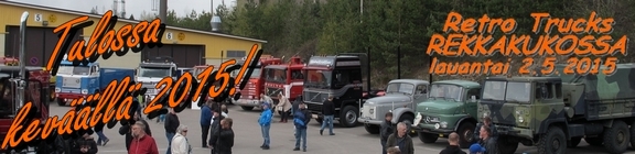 Retro Trucks Rekkakukossa 2015