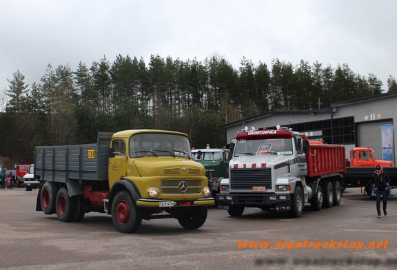 MB, Sisu SR, Retro Trucks Rekkakukossa 2015